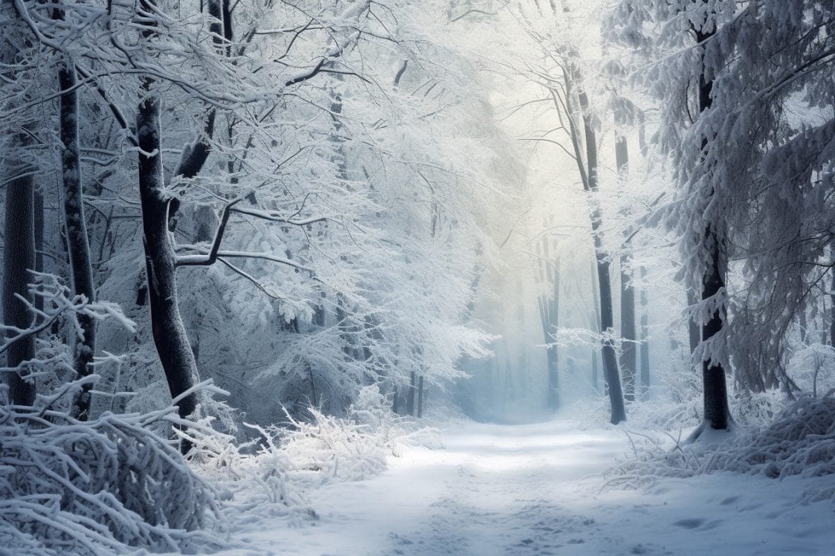 Stopping by Woods on a Snowy Evening by Robert Frost Visual Representation