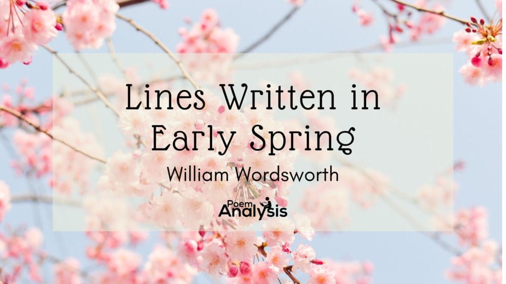 lines written in early spring