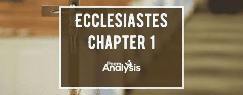 Ecclesiastes Chapter 1