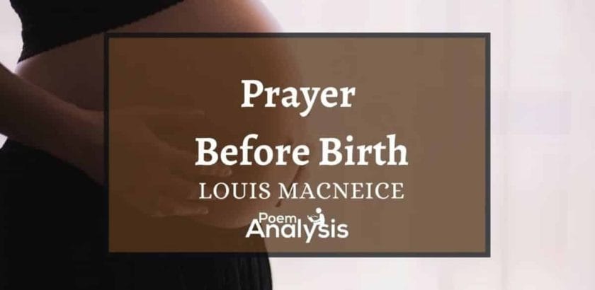 prayer before birth by louis macneice