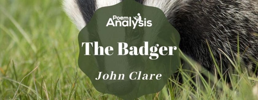The Badger by John Clare