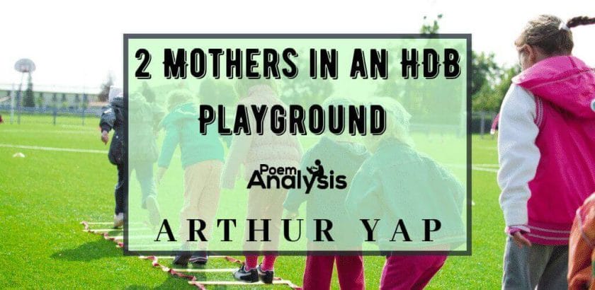 2 Mothers in an HDB Playground by Arthur Yap