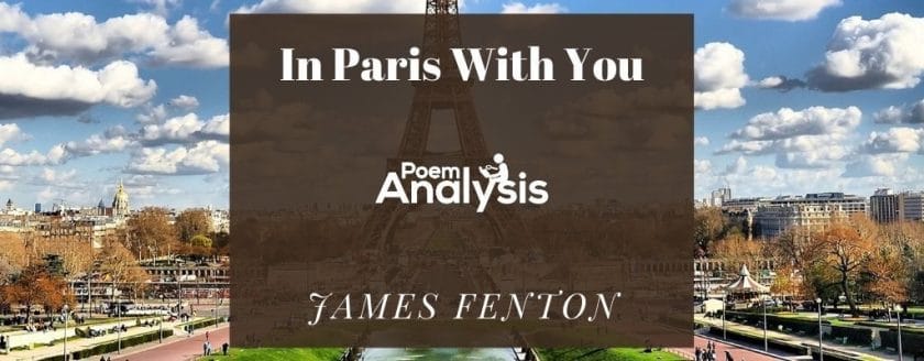 In Paris With You by James Fenton