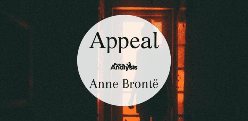 Appeal by Anne Brontë