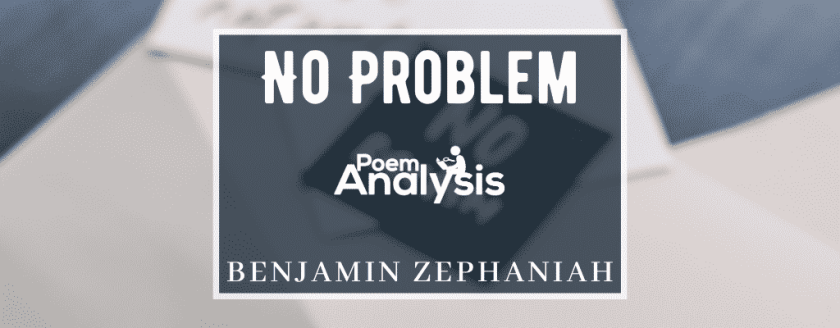 No Problem by Benjamin Zephaniah