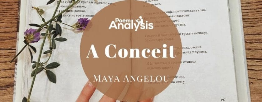 A Conceit by Maya Angelou