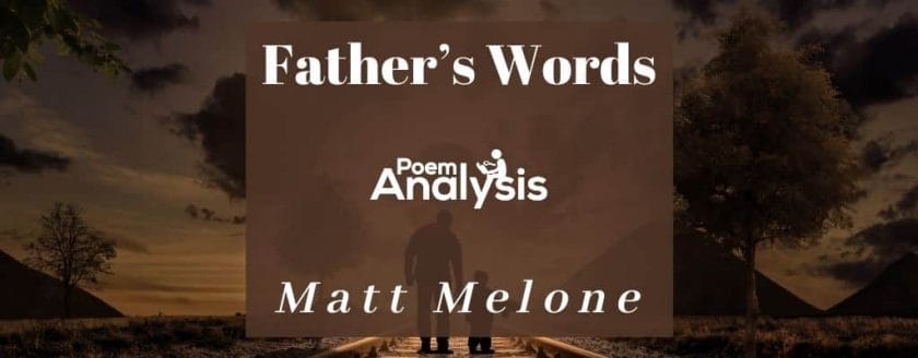 Father’s Words by Matt Melone