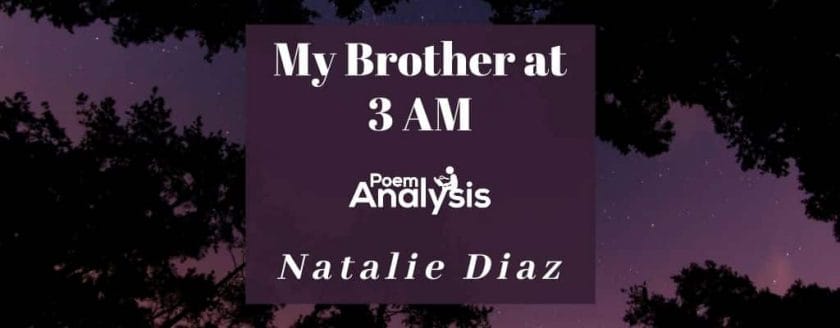 My Brother at 3 AM by Natalie Diaz