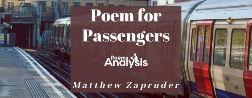 Poem for Passengers by Matthew Zapruder