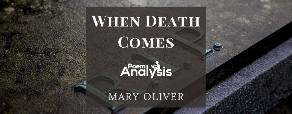when death comes mary