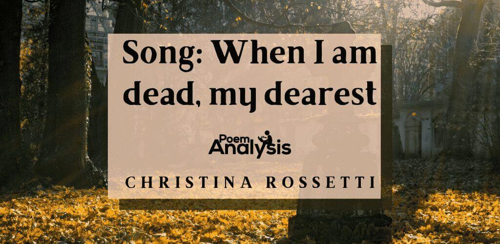 remember christina rossetti structure analysis