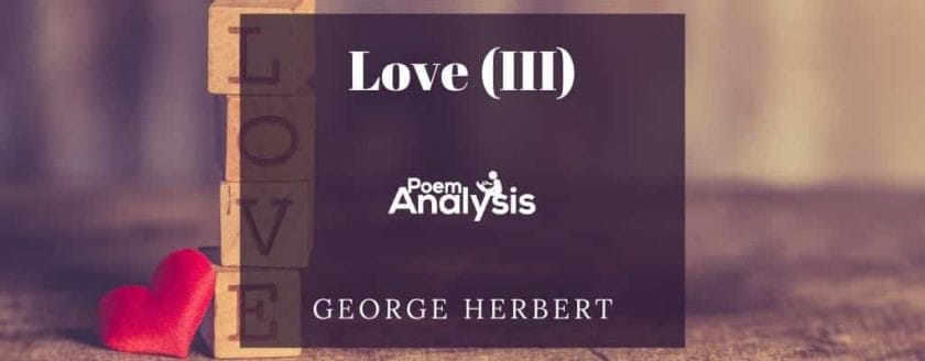 Love (III) by George Herbert
