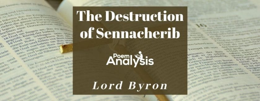 The Destruction of Sennacherib by Lord Byron