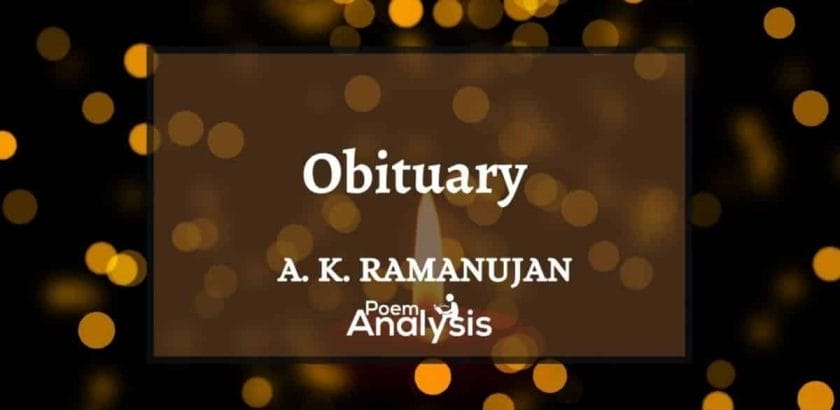 Obituary by A.K. Ramanujan