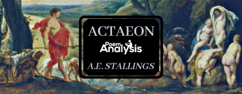 Actaeon by A. E. Stallings