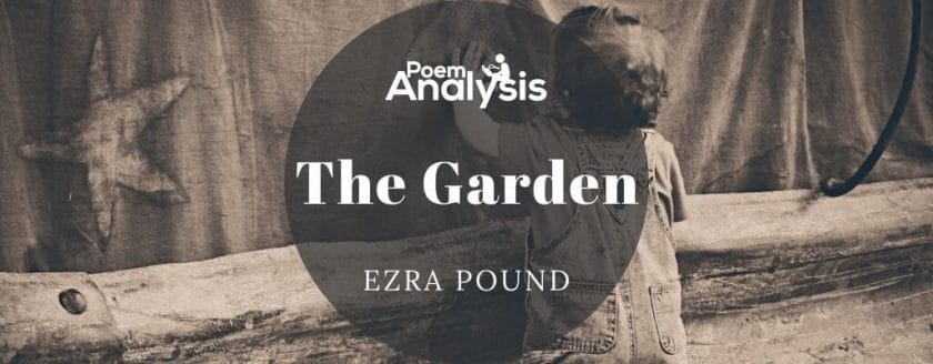 The Garden by Ezra Pound