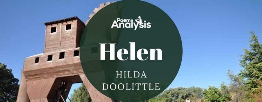 Helen by H.D. (Hilda Doolittle)