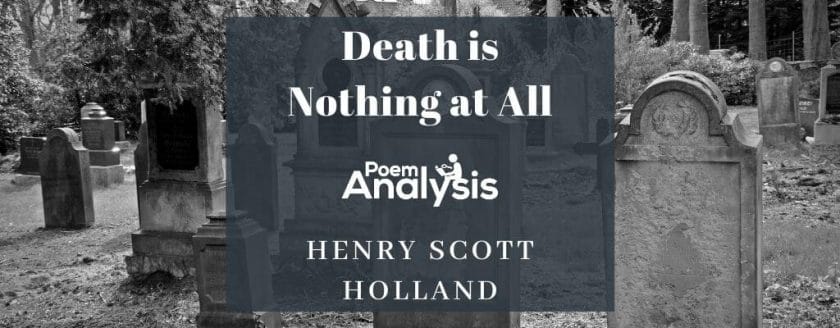 Death is Nothing at All by Henry Scott Holland 