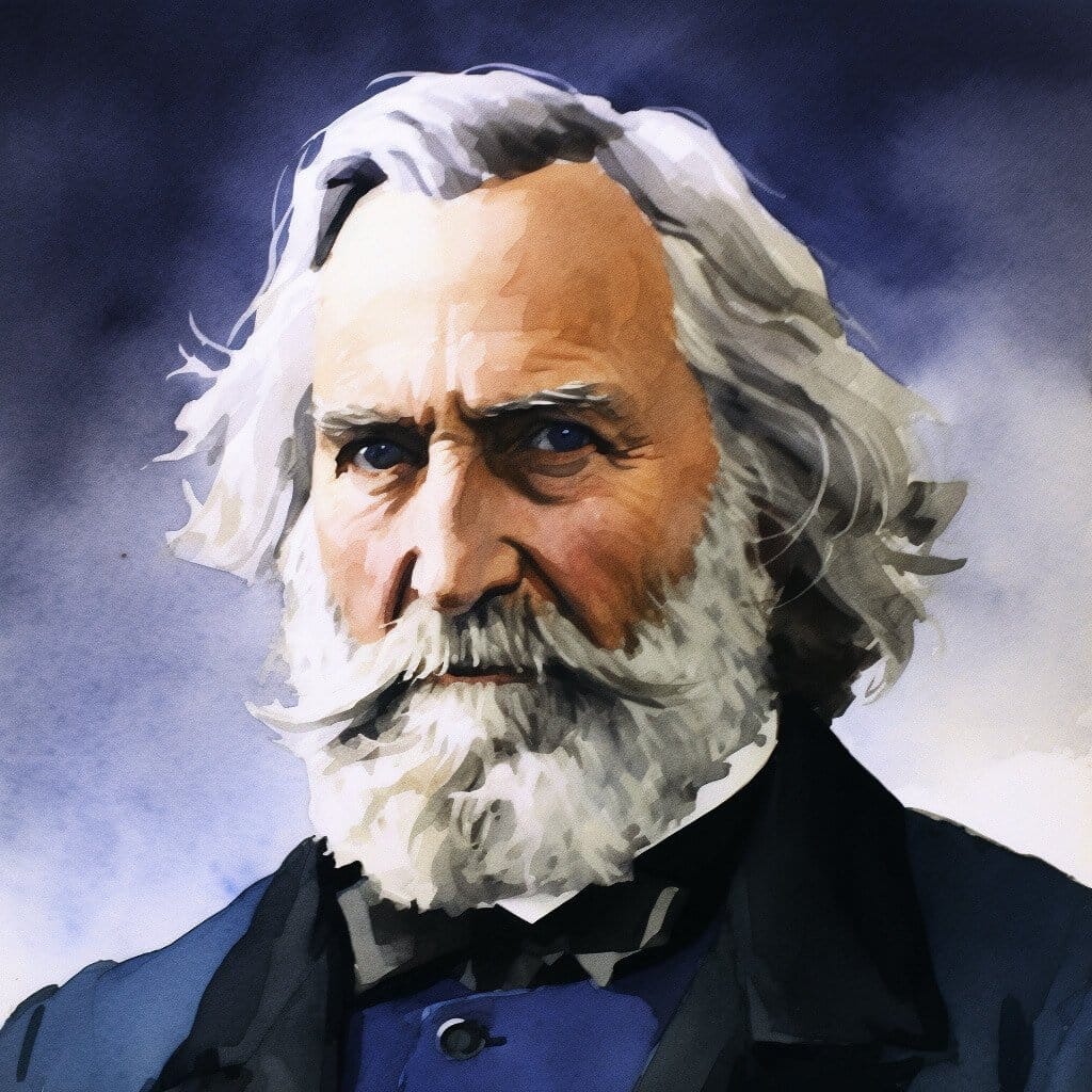 Henry Wadsworth Longfellow Portrait
