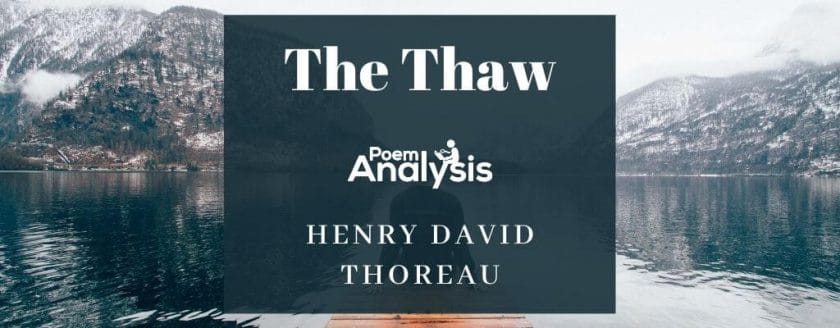 The Thaw by Henry David Thoreau