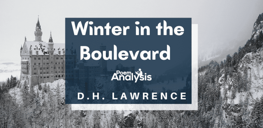 Winter in the Boulevard by D.H. Lawrence