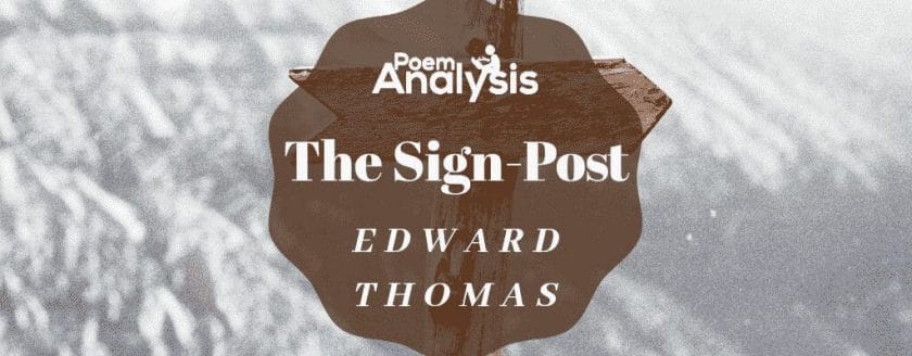 The Sign-Post by Edward Thomas