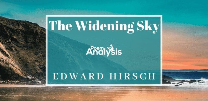 The Widening Sky by Edward Hirsch