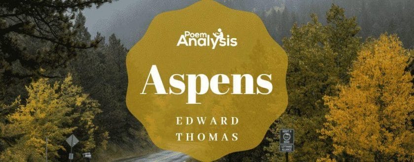 Aspens by Edward Thomas