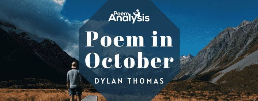 Poem in October by Dylan Thomas