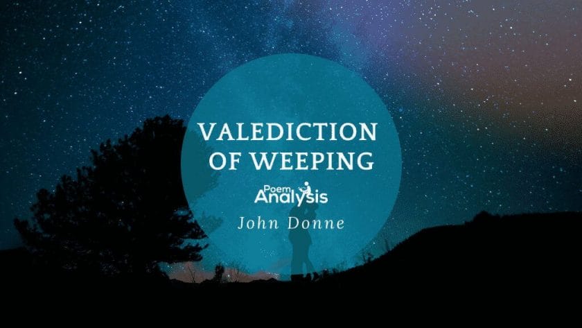 Valediction of Weeping by John Donne
