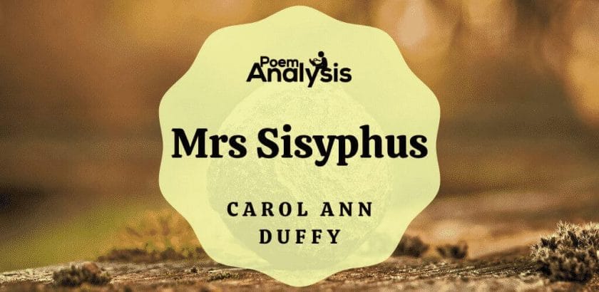 Mrs Sisyphus by Carol Ann Duffy