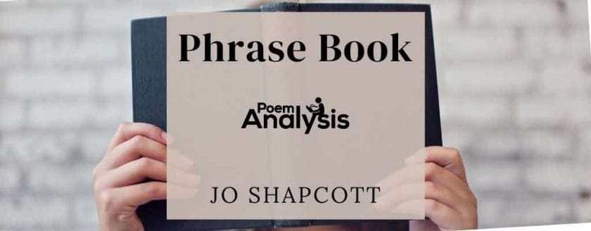 Phrase Book by Jo Shapcott