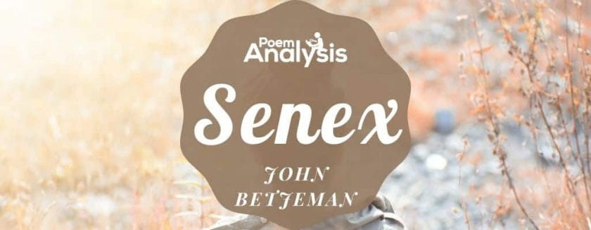 Senex by John Betjeman