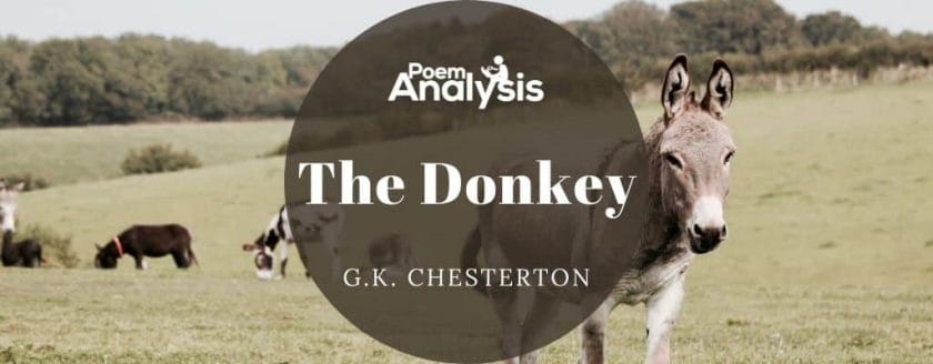 The Donkey by G.K. Chesterton