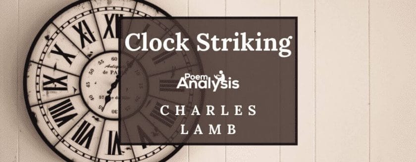 Clock Striking by Charles Lamb