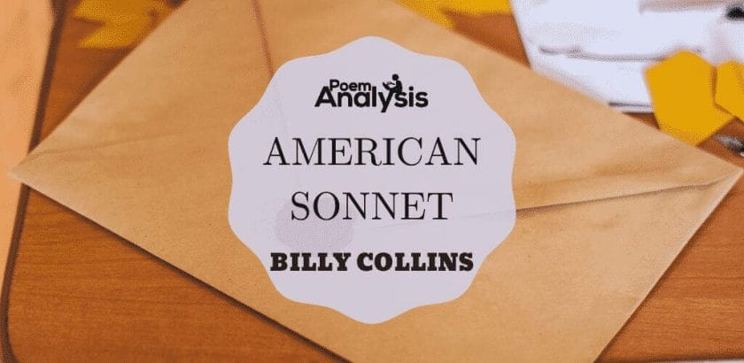 American Sonnet by Billy Collins