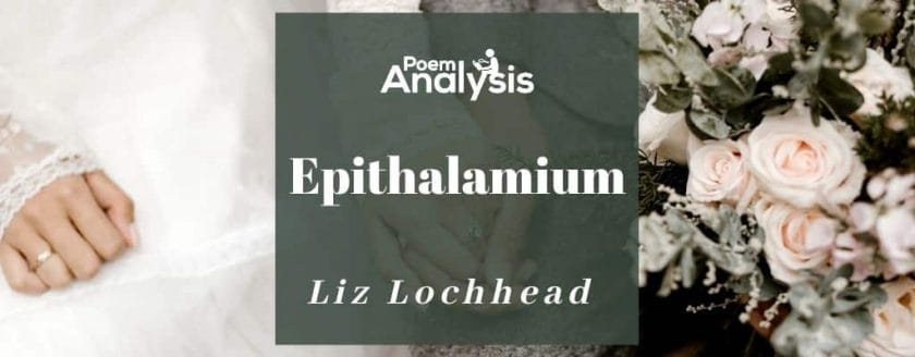 Epithalamium by Liz Lochhead 
