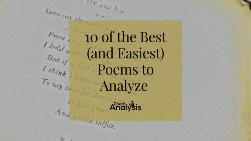 how to write a literary analysis essay on a poem example