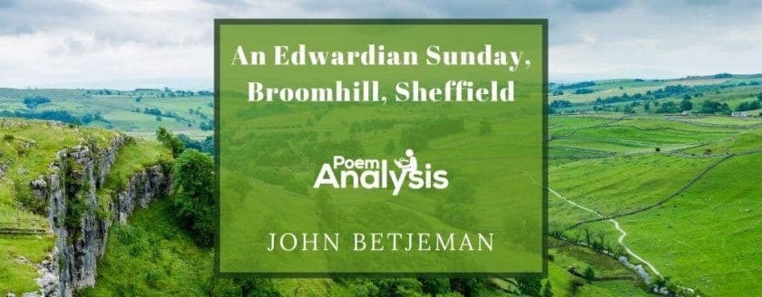 An Edwardian Sunday, Broomhill, Sheffield by John Betjeman