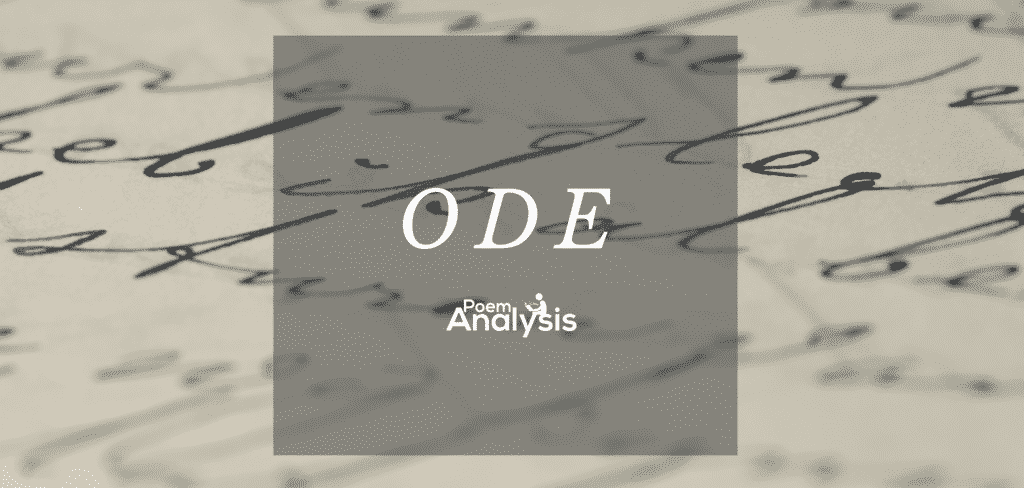 What is an Ode? Different Types of Odes 
