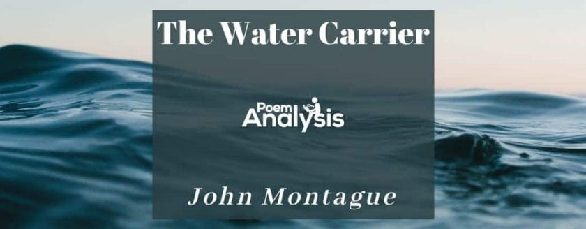 The Water Carrier by John Montague