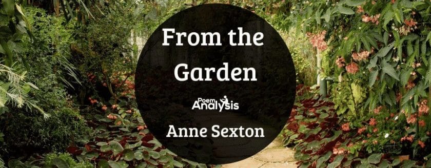 From the Garden by Anne Sexton
