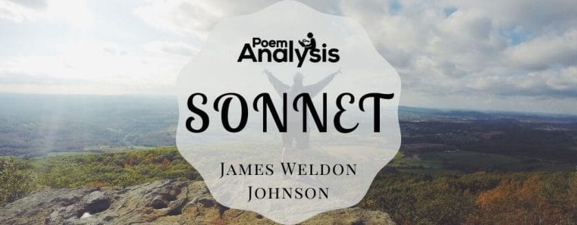 Sonnet by James Weldon Johnson