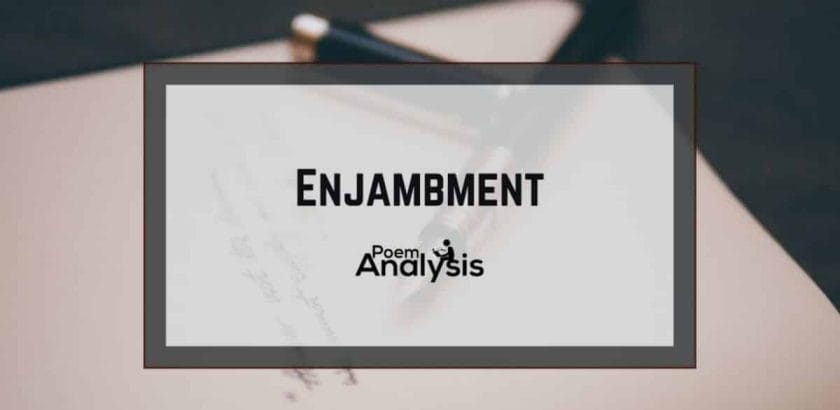 Enjambment definition and examples