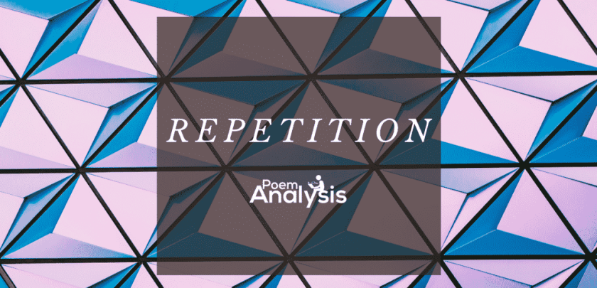 Repetition - Definition, Explanation and Examples