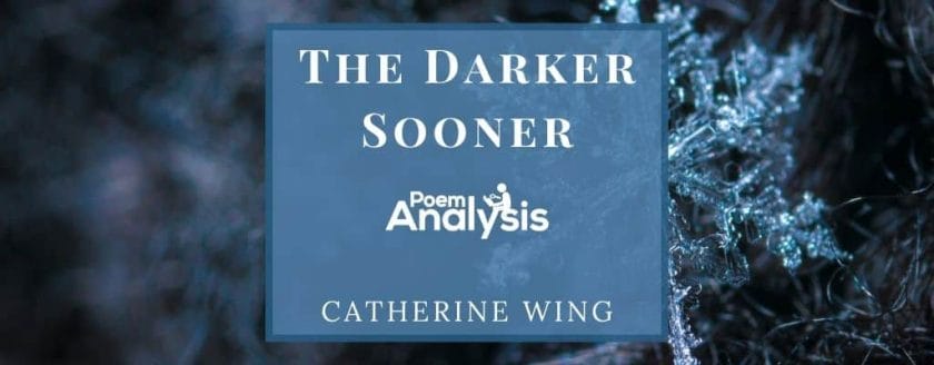 The Darker Sooner by Catherine Wing