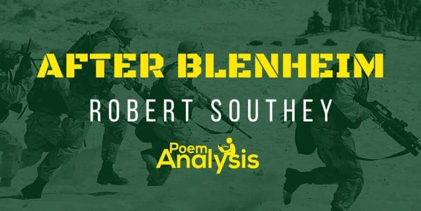 After Blenheim by Robert Southey