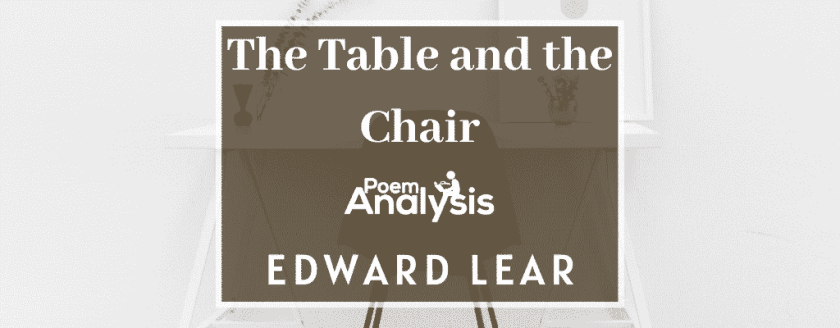The Table and the Chair by Edward Lear