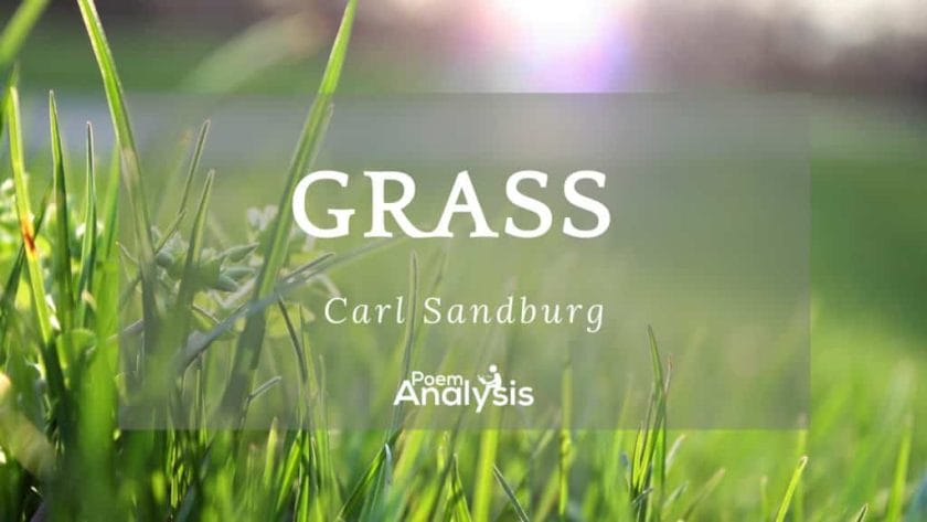 Grass by Carl Sandburg