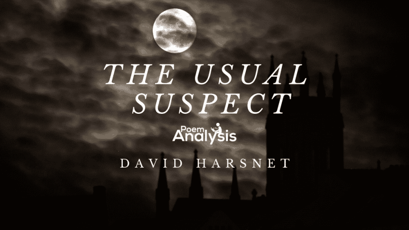 The Usual Suspect by David Harsent